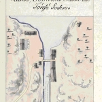 Gammal handritad karta.